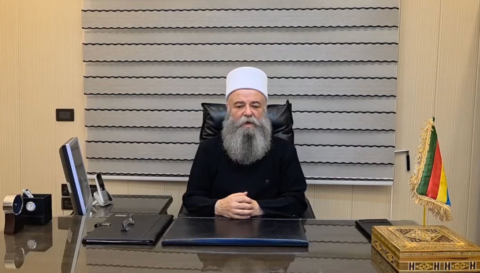 هذا المقطع قديم ولا يمثل بياناً حديثاً للشيخ "يوسف جربوع"