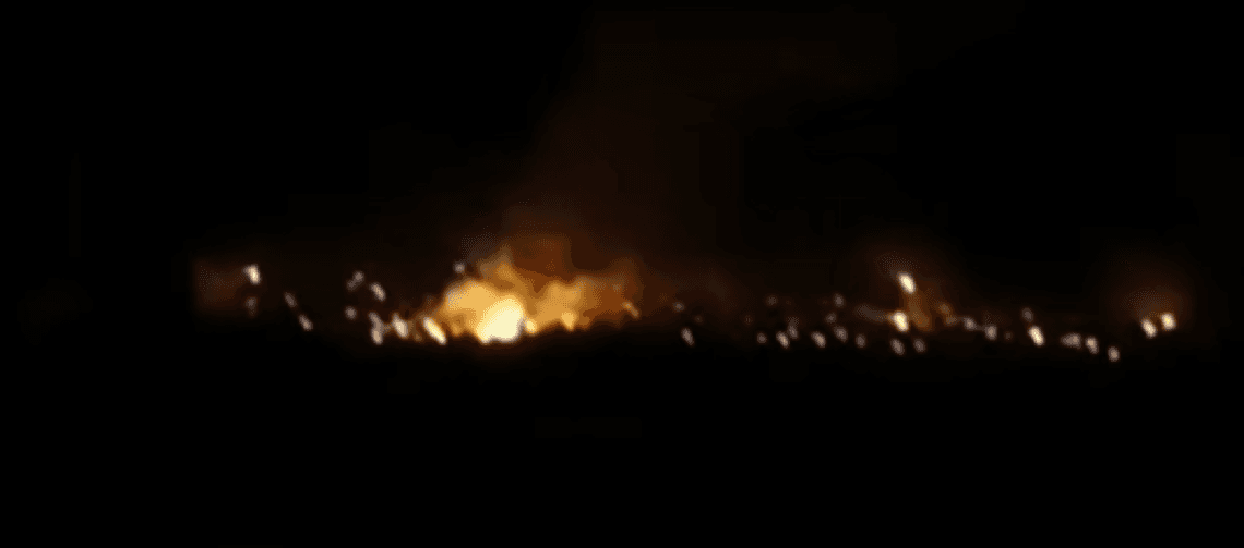الفيديو قديم ولا يظهر غارات إسرائيلية على مطار كويرس في حلب  | تأكد