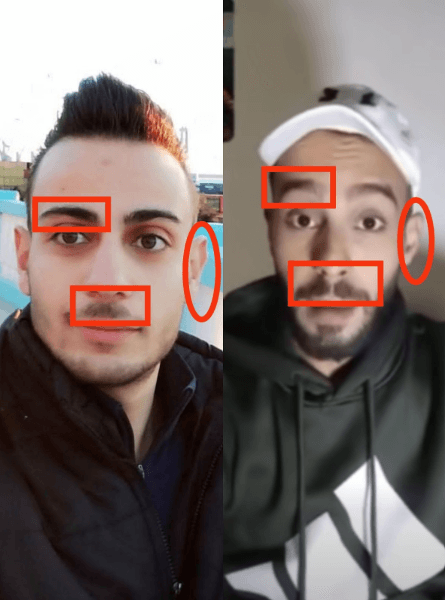 المطابقة البصرية بين صاحب الفيديو والضحية مراد