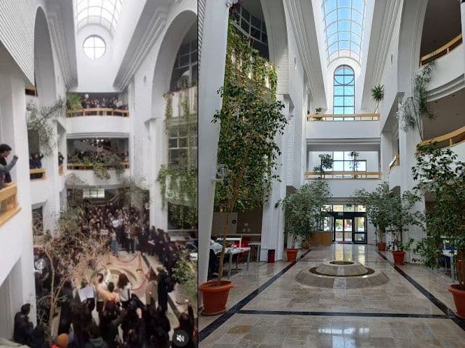 هذا الفيديو لا يظهر اقتحام متظاهرين لأحد قصور أردوغان