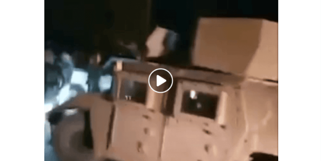 هذا المقطع ليس لاستيلاء العشائر على مدرعة لقسد في منطقة غرانيج