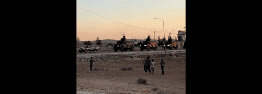 هذا المقطع لا يُظهر آليات تابعة لقوات "قسد"
