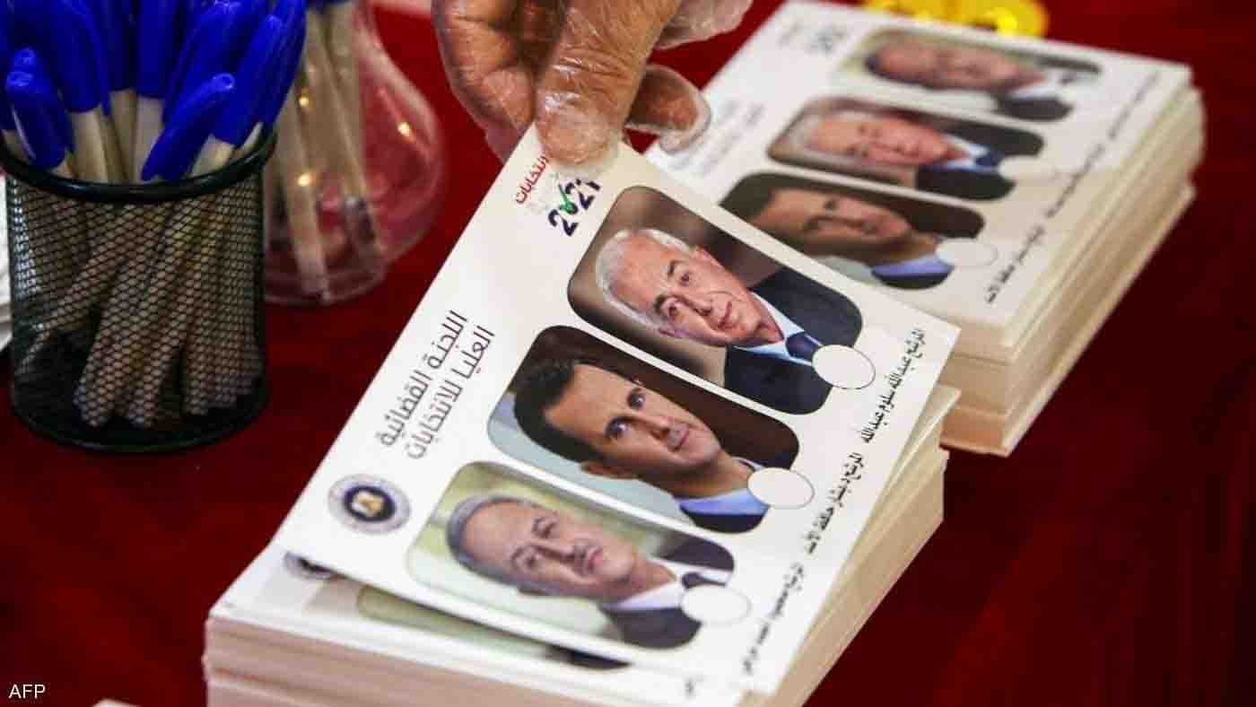 Image accompanying Bashar al-Assad obtained 13 million and more than 540 thousand votes out of 14 million, 239,140 voters who participated in the elections.
