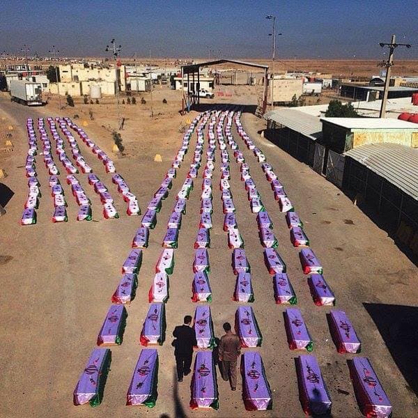 هذه الصور ليست لعناصر اللواء 65 الإيراني، وهي صور منشورة قبل نحو عام