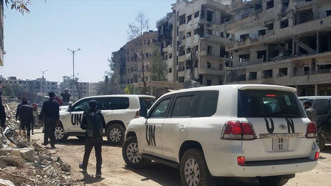 وفد الأمم المتحدة الذي دخل داريا لم يدخل معه أي مساعدات