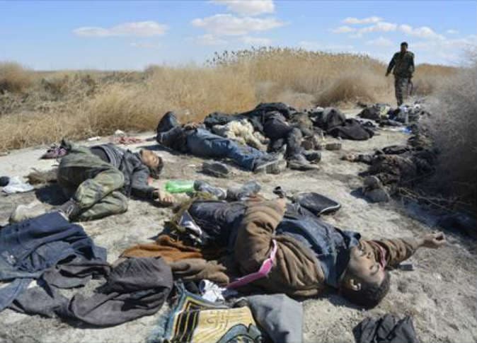 هذه الصورة لشهداء مجزرة العتيبة وليست حديثة