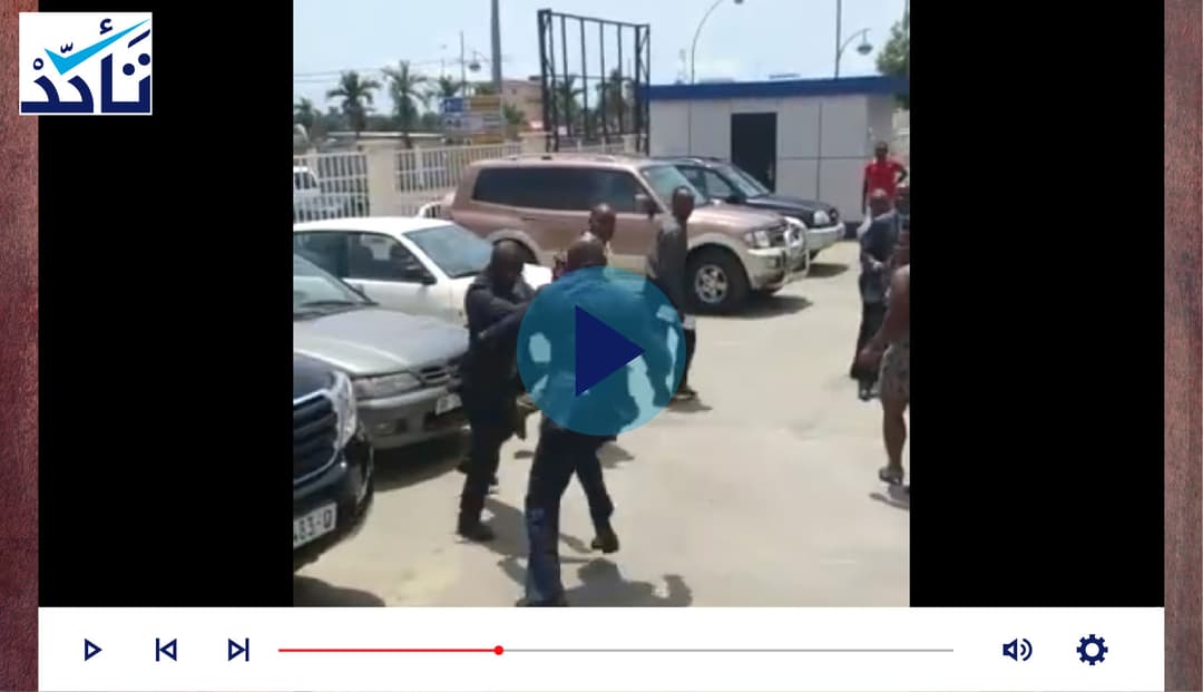 هذا التسجيل لا يصور ضرب رئيس غينياً وزيراً بسبب تقصيره في العمل