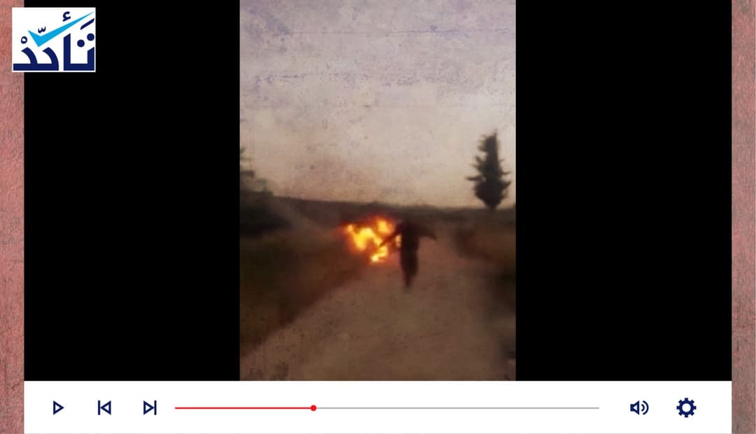 هذا الفيديو لا يصوّر عناصر من النظام يشعلون الحرائق في الساحل السوري