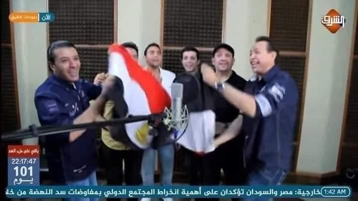 Image accompanying قناة الشرق التابعة للمعارضة المصرية تبث أغنية تسلم الأيادي التي تشيد بالقوات المصرية