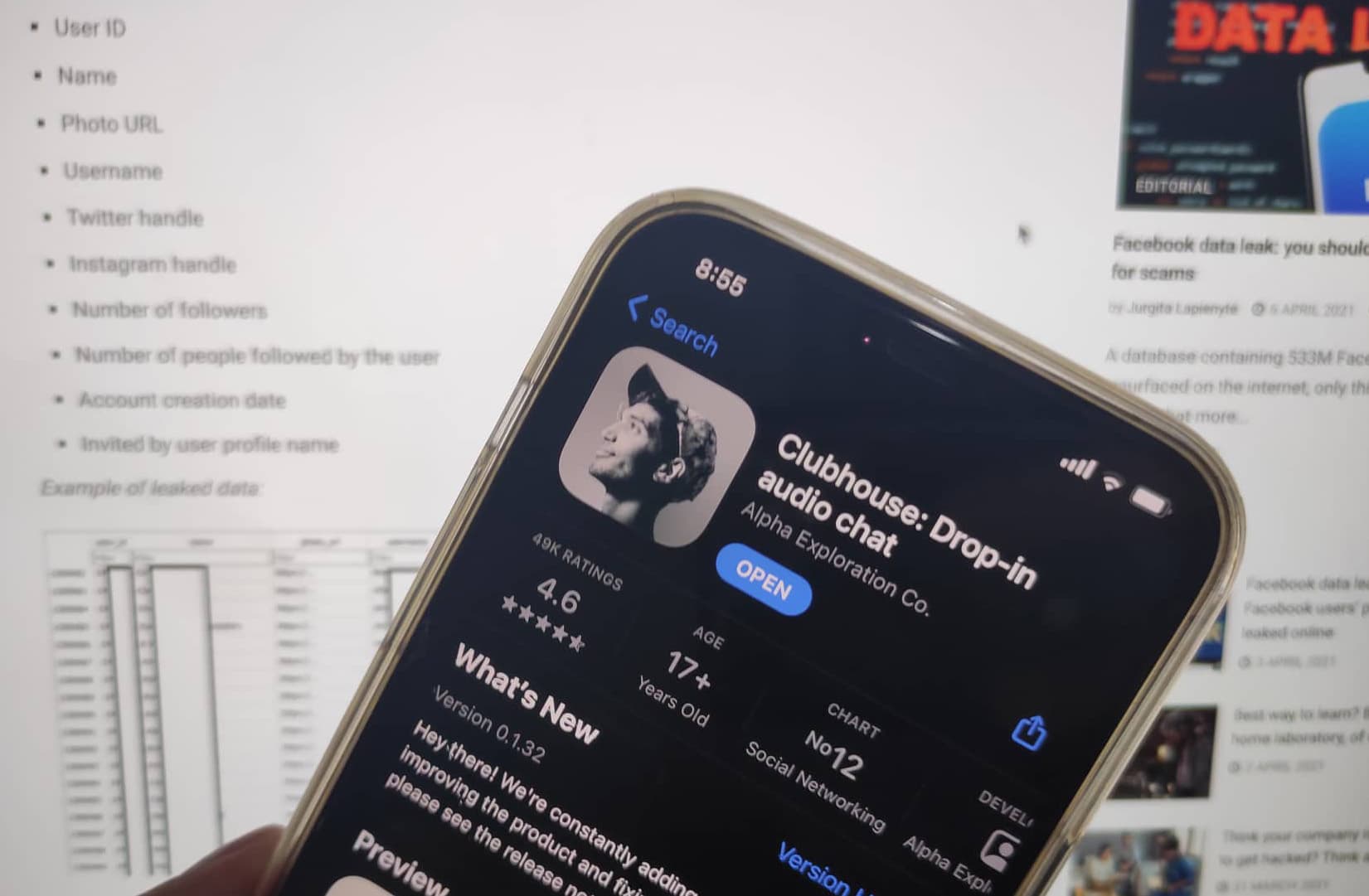 هل تعرض "كلوب هاوس" للاختراق وتسريب بيانات 1.3 مليون من مستخدميه؟