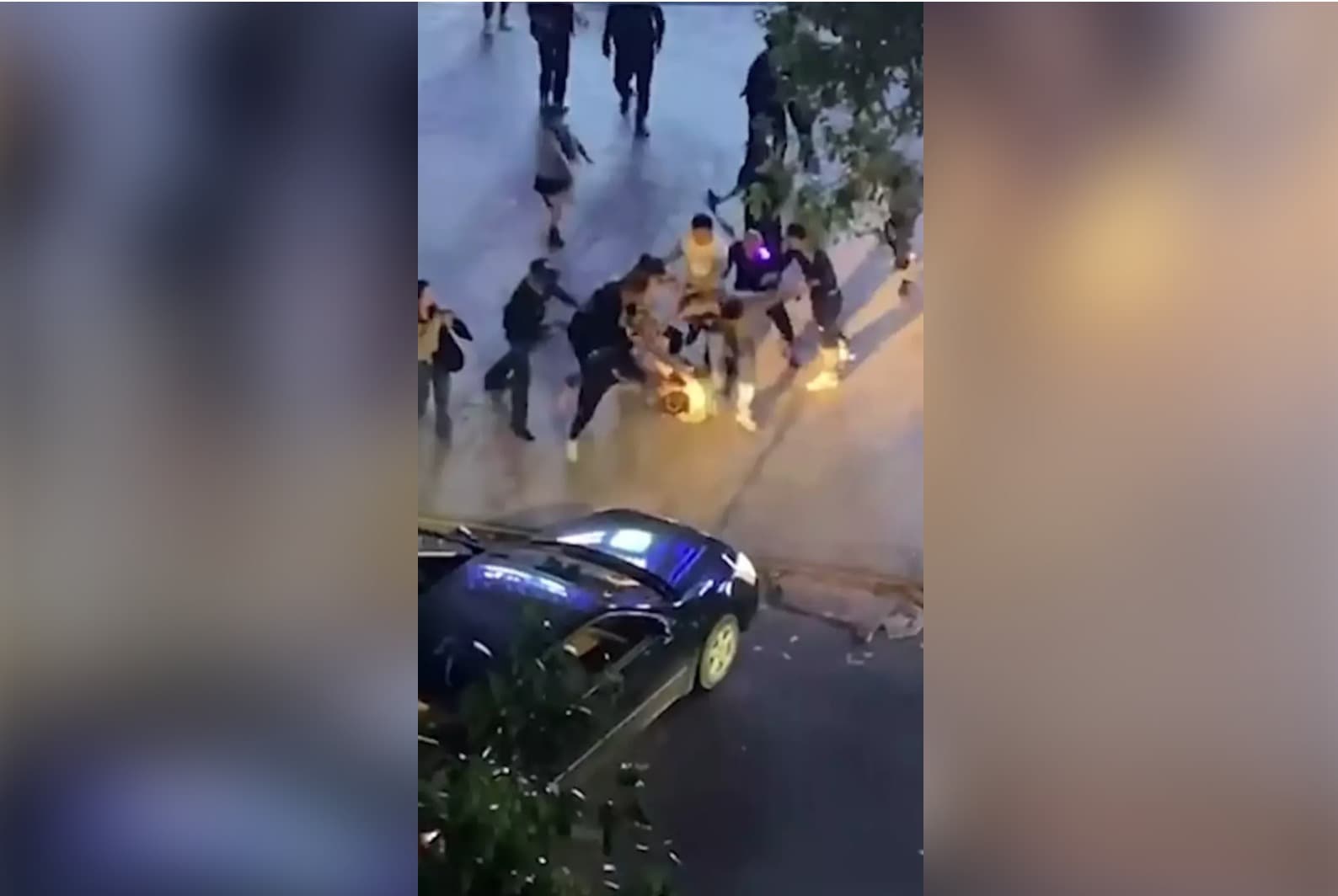 هذا التسجيل لم يصور في لبنان والشاب المعتدى عليه ليس سورياً