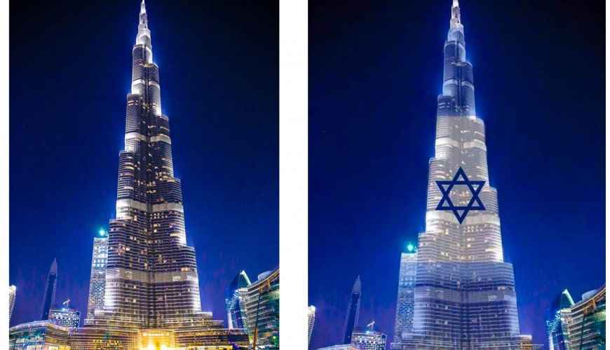 برج خليفة لم يُضأ بـ "علم إسرائيل"