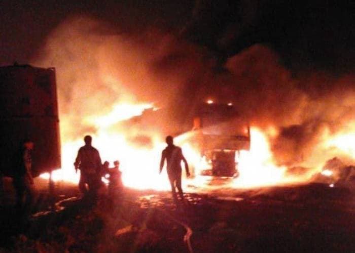 هل تعرضت منطقة "ترحين" شرقي حلب لقصفٍ جوي مؤخراً؟