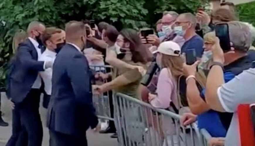 القضاء الفرنسي لم يفرج عن الشاب الذي صفع وجه ماكرون