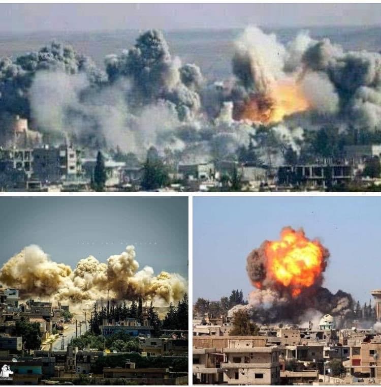 هذه الصور ليست من قصف الأحياء المحاصرة في درعا حديثا