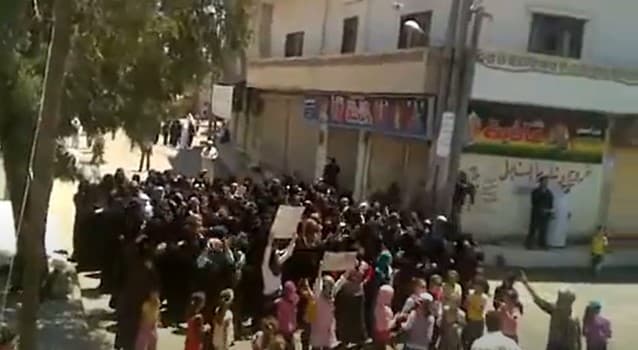 هل خرجت مظاهرات مناهضة للنظام في سوريا حديثاً؟