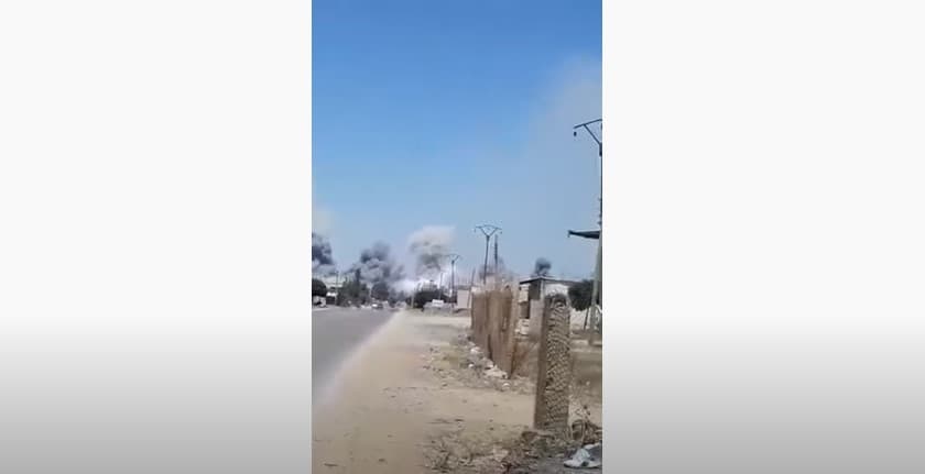 هذا التسجيل منشور قبل 3 سنوات وليس لقصف طفس بريف درعا حديثا