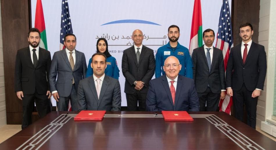 Image accompanying الإمارات تتفق على إرسال أول رائد فضاء عربي في مهمة طويلة