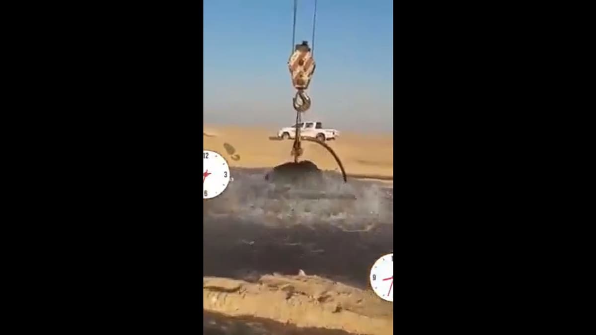 Image accompanying اكتشاف "بحر ماء عملاق" في صحراء الأنبار العراقية