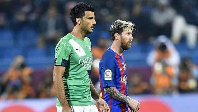 Image accompanying ليونيل ميسي يشيد باللاعب السوري عمر السومة