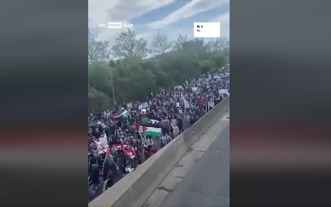 هل احتشد مئات الأميركيين دعما لفلسطين في ديترويت وميشيغان مؤخراً؟