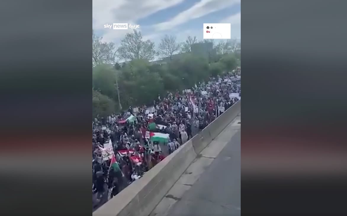 هل احتشد مئات الأميركيين دعما لفلسطين في ديترويت وميشيغان مؤخراً؟