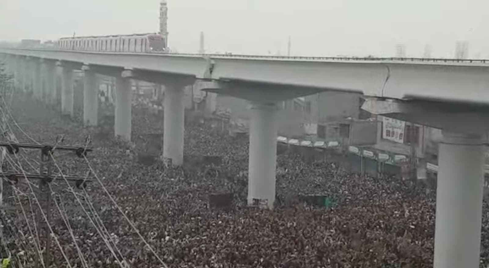 هذا الفيديو ليس لمظاهرة احتجاجية لمسلمي الهند نصرة للنبي محمد