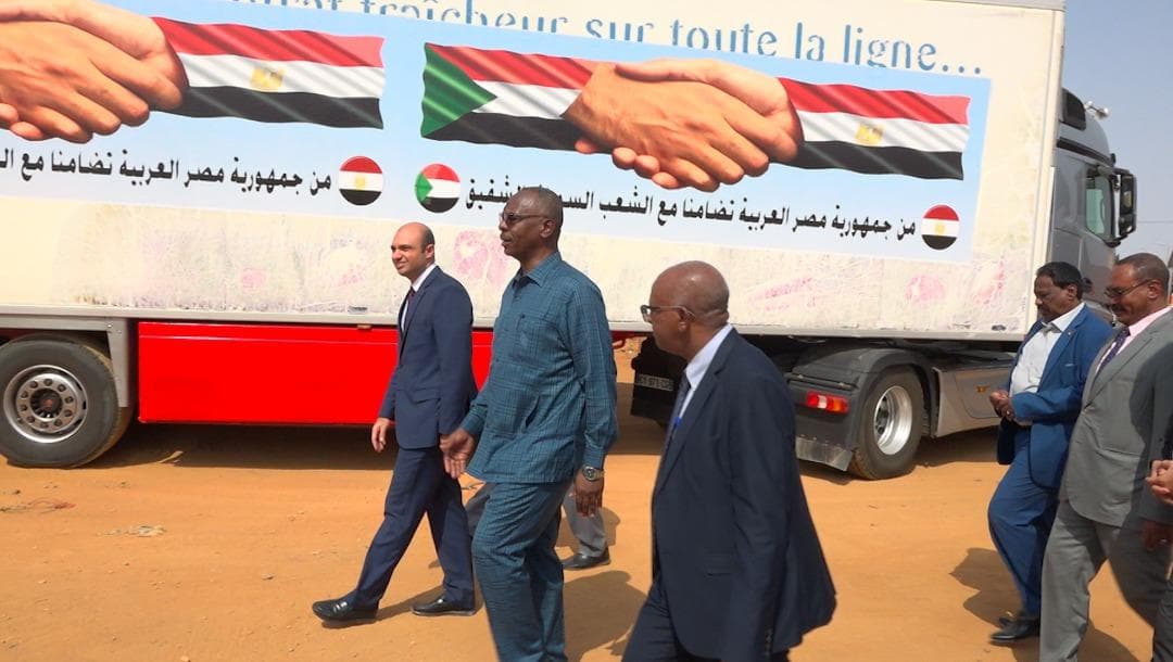 هل أرسلت مصر مساعدات إنسانية إلى السودان حديثاً ؟