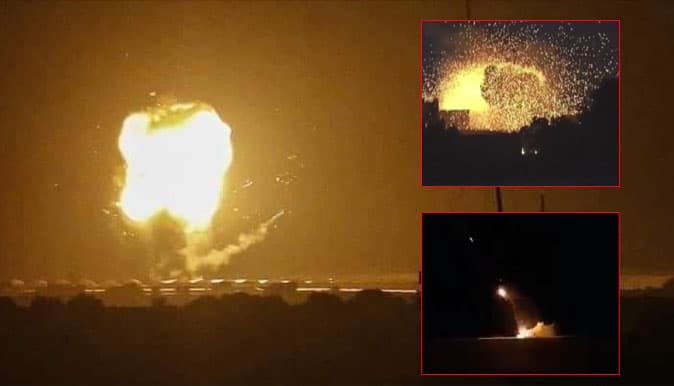 هذان التسجيلان والصورة لا يصورون قصفاً على قواعد عسكرية تركية شمالي العراق