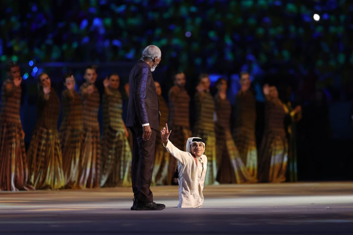 Image accompanying مورغان فريمان يعلن إعتناقه الإسلام