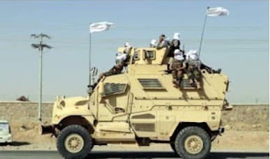 هذه الصورة ليست لحشد طالبان قواتها قرب الحدود الإيرانية