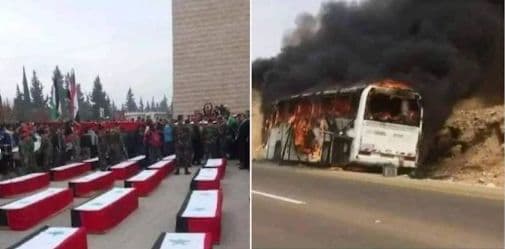 هاتان الصورتان ليستا لمقتل عناصر من قوات النظام في دير الزور مؤخراً