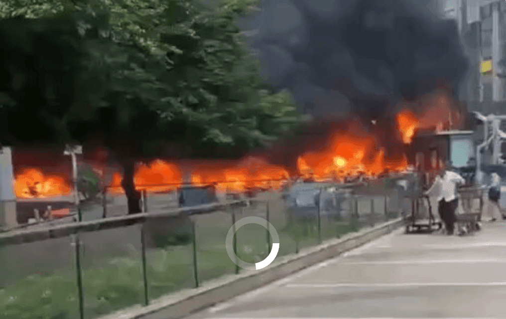 هذا الفيديو ليس لحريق في مقر الموساد إثر الضربات الإيرانية