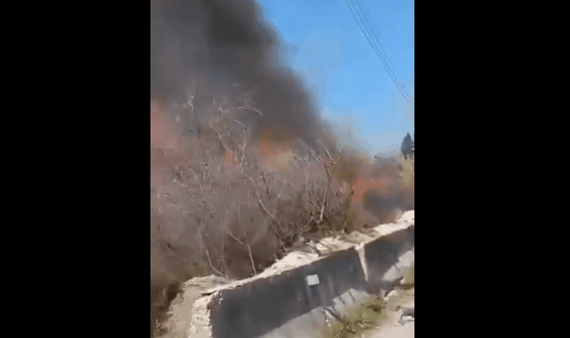 المقطع قديم ولايعود لإحراق عنصر تابع للحكومة الانتقالية أراضٍ في الساحل السوري مؤخراً