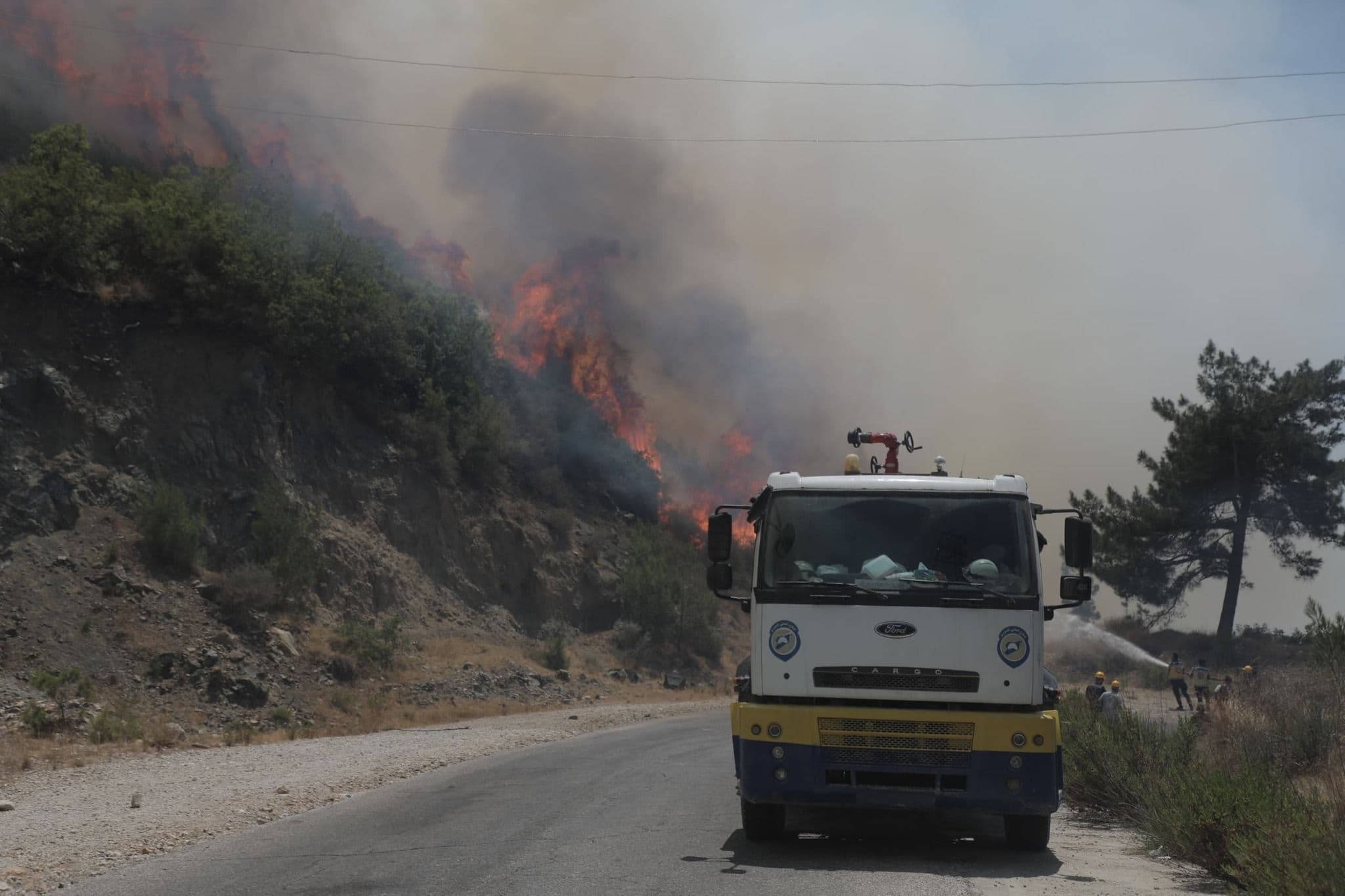 لا صحة لملاحقة مضرمي نار في جبل تقسيس جنوب حماة