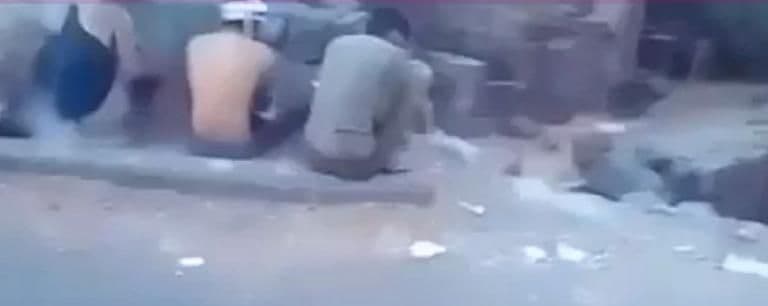 هذا الفيديو ليس لعملية إعدام ميداني ارتكبتها "ميليشيات الهجري"